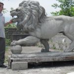 Lion classical sculpture